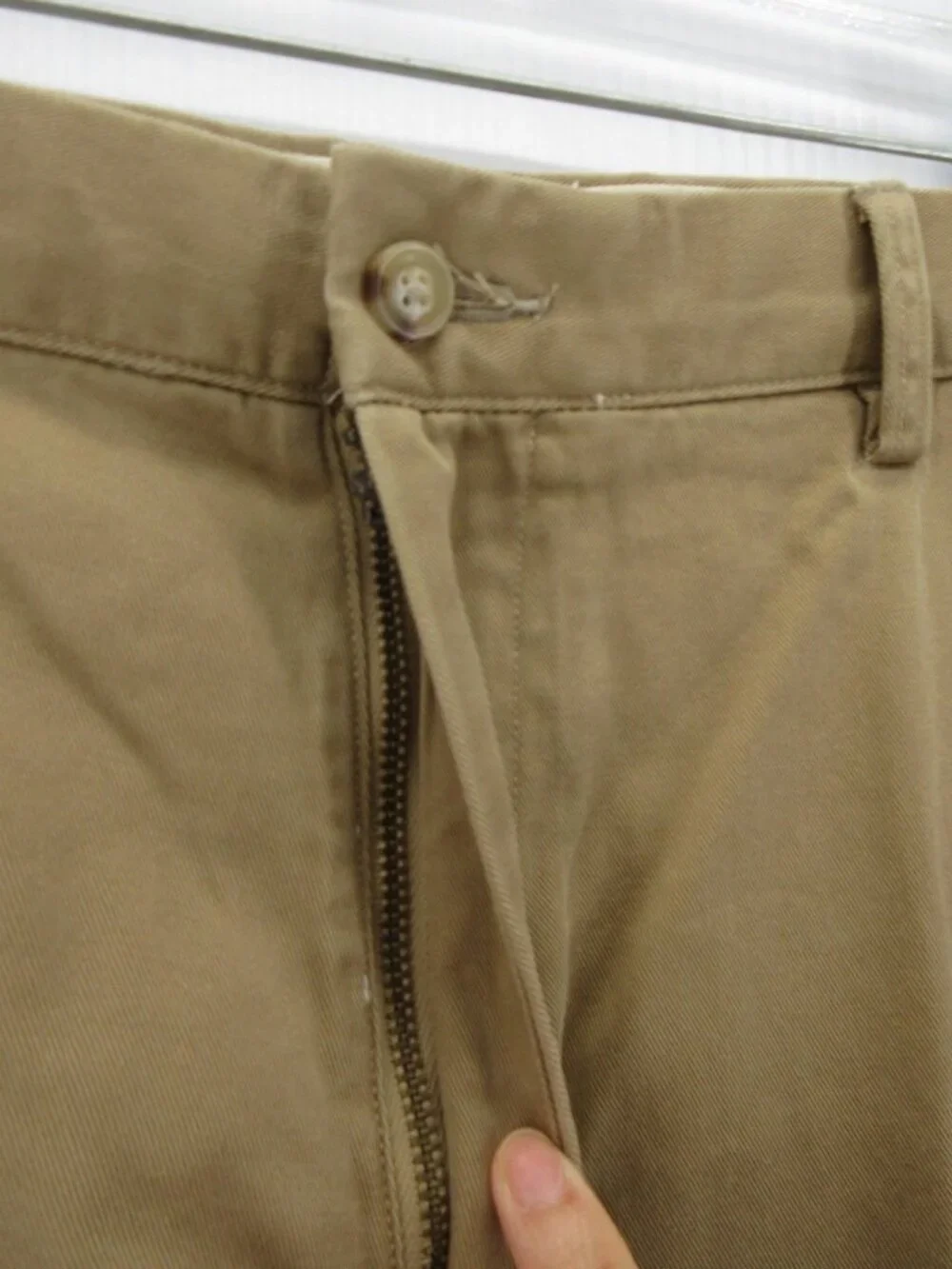 Polo Ralph Lauren Pants 44X32 Khaki Chino Classic Fit Trousers Canvas